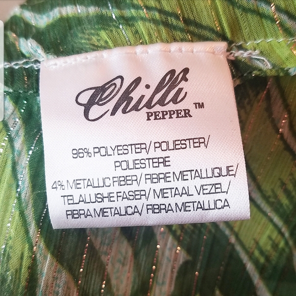 Chilli Pepper Green/Yellow Cover Up - Picture 6 of 8